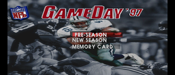 NFL GameDay 97 Title Screen